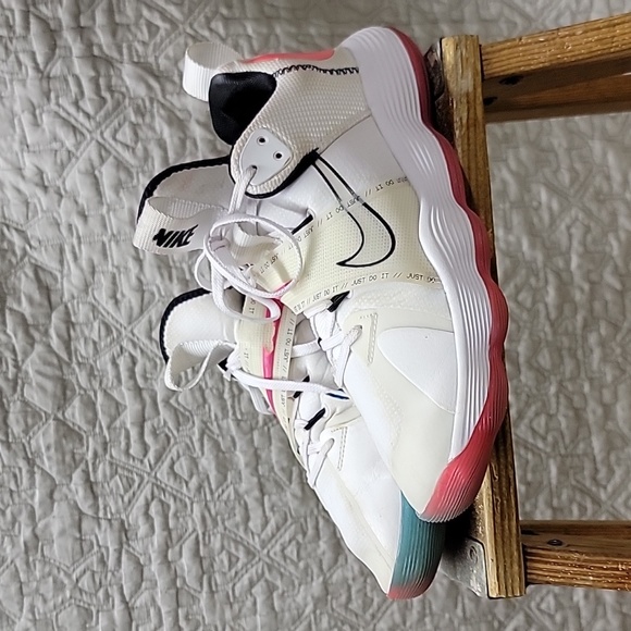 Nike Shoes Nike React Hyperset Sz 1 Womens Shoes Volleyball Pink Blue White Black Poshmark
